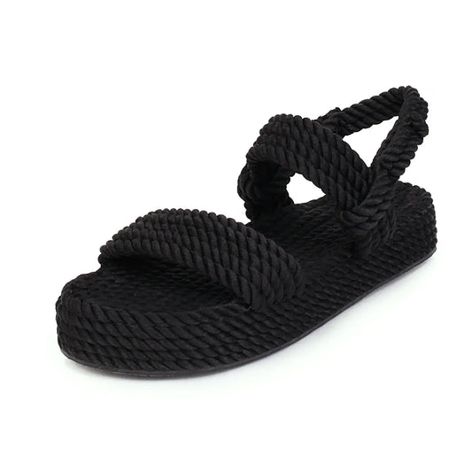 Sandalias de Cuerda -Tejidos de Lino