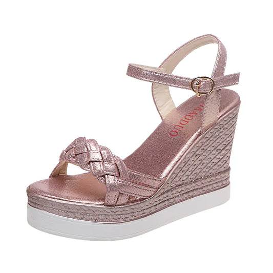 Sandalias de Plataforma con Cuña