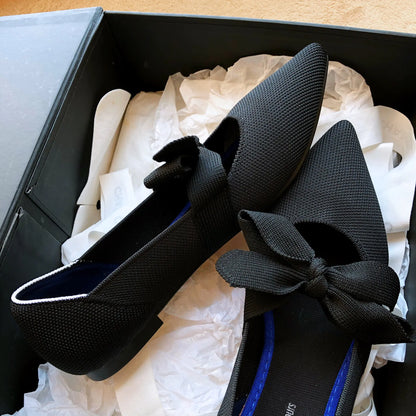 Mocasines Planos con Lazo
