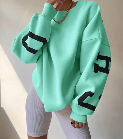 Suéter Holgado de Lana Y2K