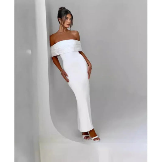 Vestido Elegante con Espalda Abierta para Mujer