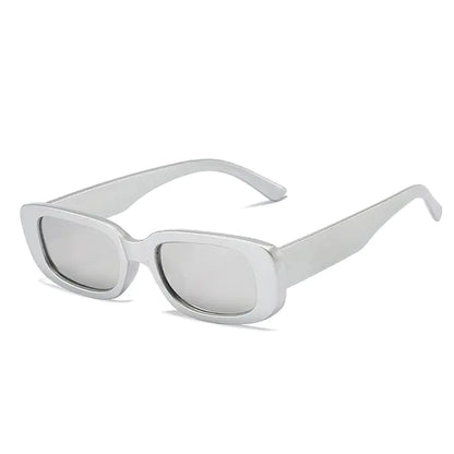 Y2K Small Rectangular Candy Tone Sunglasses for All