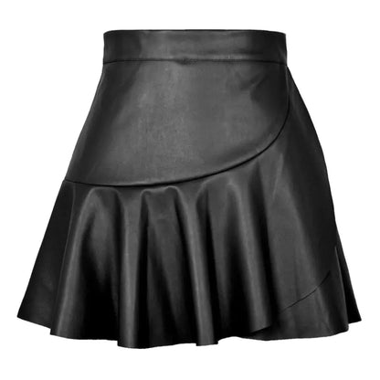 Falda Mini Plisada de Talle Alto para Mujeres