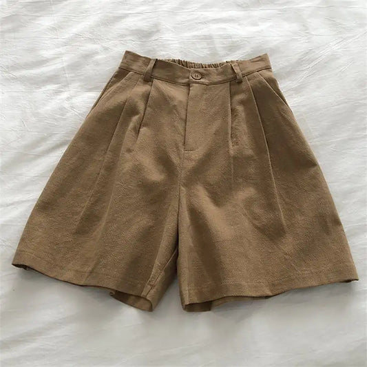 Shorts anchos de Cintura Alta para mujer