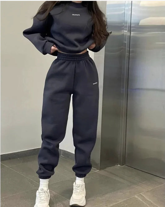 Conjunto Deportivo Casual de Ajuste Delgado