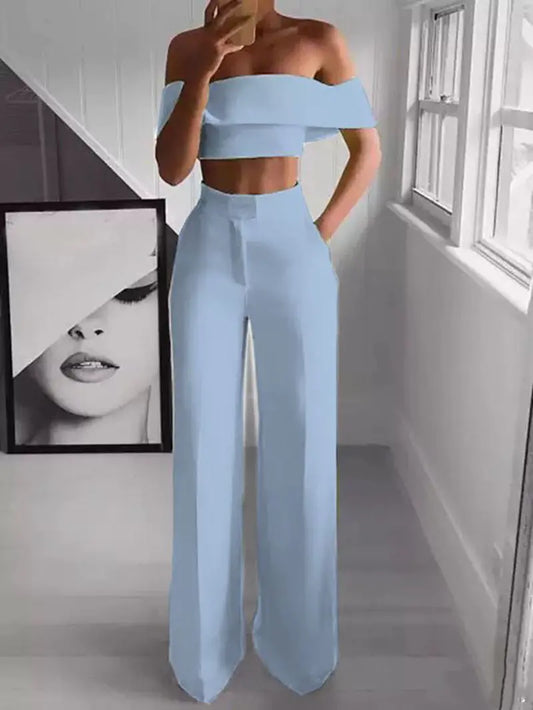 Conjunto Slim Fit de Cintura Alta