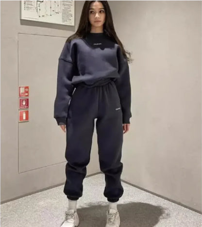 Conjunto Deportivo Casual de Ajuste Delgado