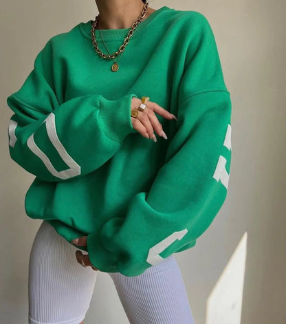 Suéter Holgado de Lana Y2K