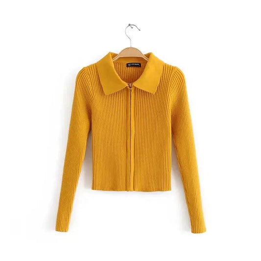 Jersey de Punto con Doble Cremallera