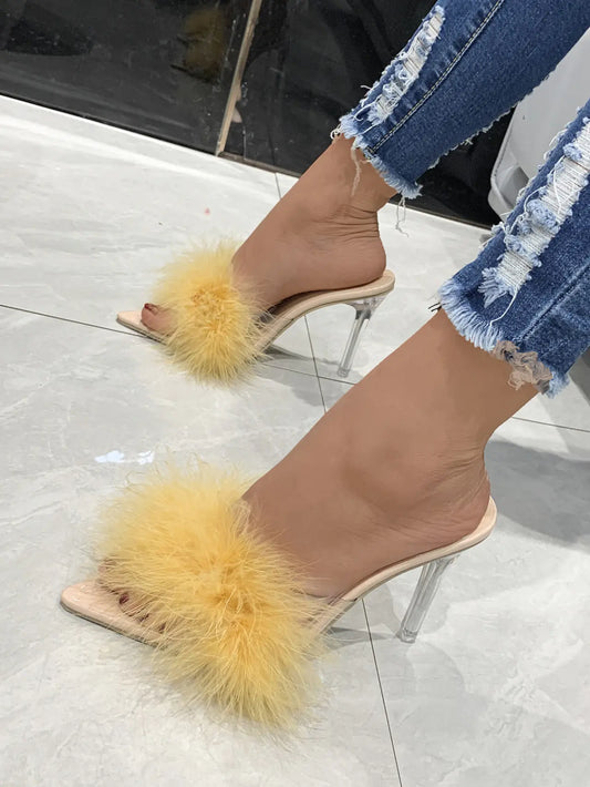 Sandalias de Tacón de Aguja con Punta Puntiaguda