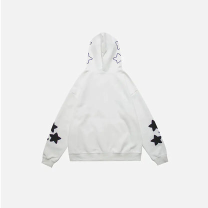 Sudadera con Capucha y Cremallera Harajuku Y2K
