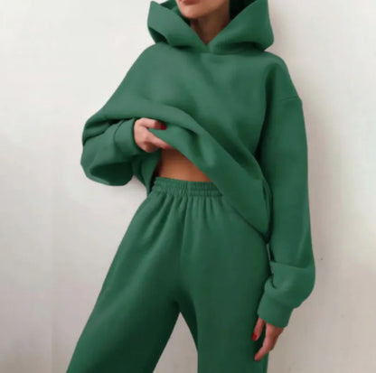 Chándal con Capucha para Mujer
