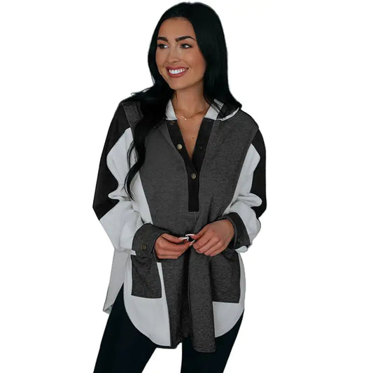 Suéter con Capucha Oversize para Ocio