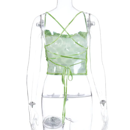 Top Sin Mangas Tie-Dye de Verano para Mujer