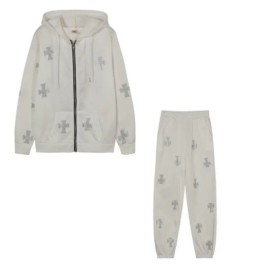 Conjunto de Dos Piezas con Diseño de Cruz