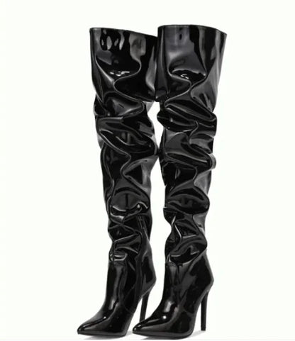 Botas Stiletto con Cierre