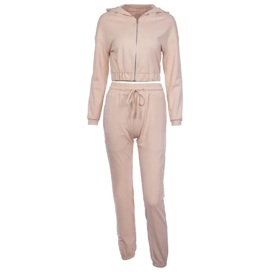 Conjunto Deportivo de Invierno con Sudadera con Capucha y Pantalón