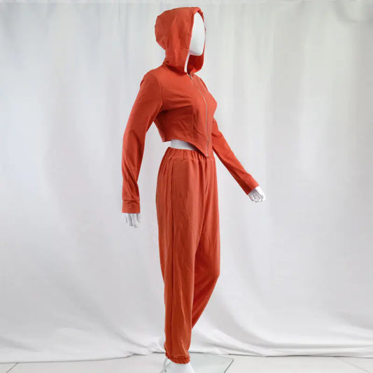 Conjunto Sudadera y Pantalón Cintura Alta