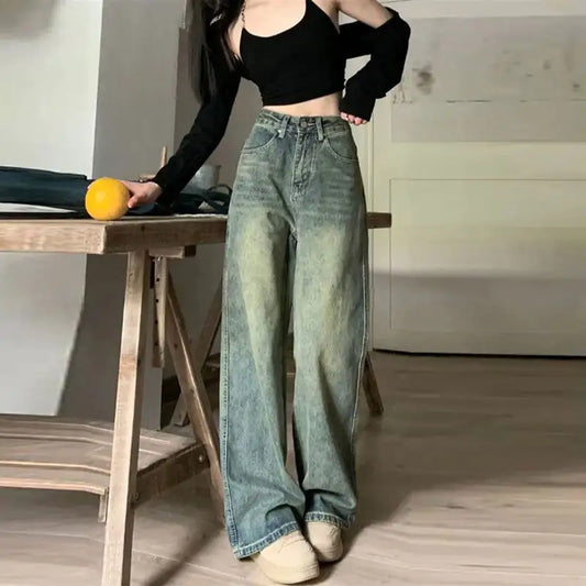 Pantalones Americanos Anchos y Holgados