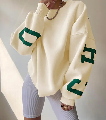 Suéter Holgado de Lana Y2K