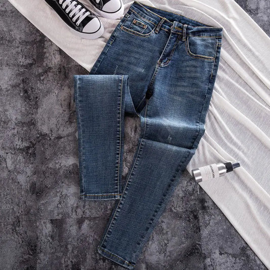 Pantalones Vaqueros de Cintura Alta para Mujer