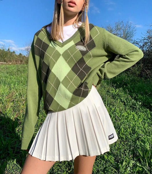 Falda Estilo Colegial Plisada