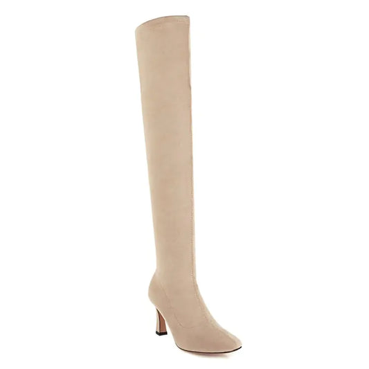 Botas Elásticas de Mujer por Encima de la Rodilla