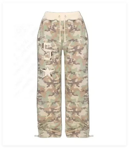 Women's Camo Cardigan & Pants Set
