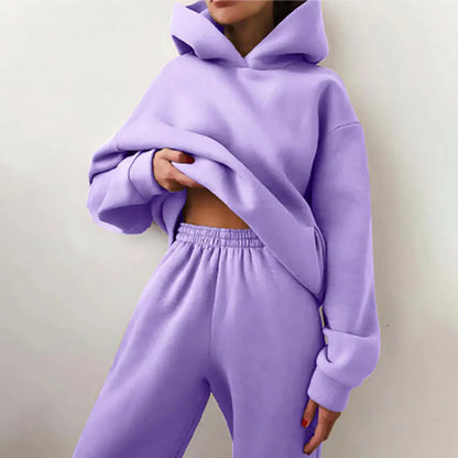 Conjunto de Sudadera Casual y Pantalones Jogger