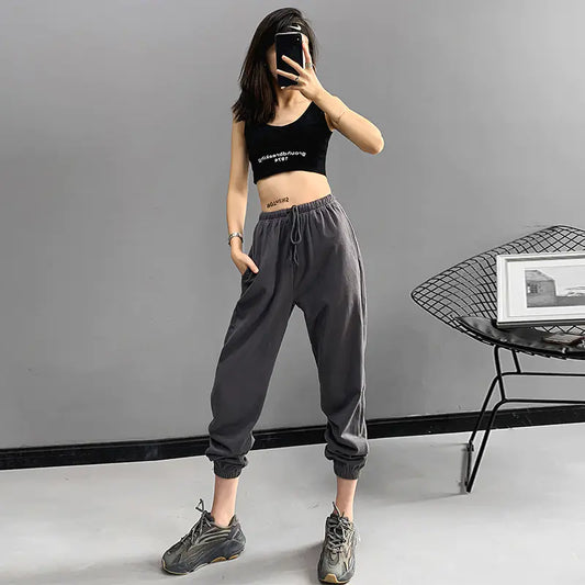 Pantalón de Chándal de Cintura Alta