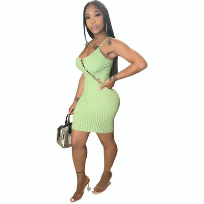 Vestido Tirante Fino para Mujer