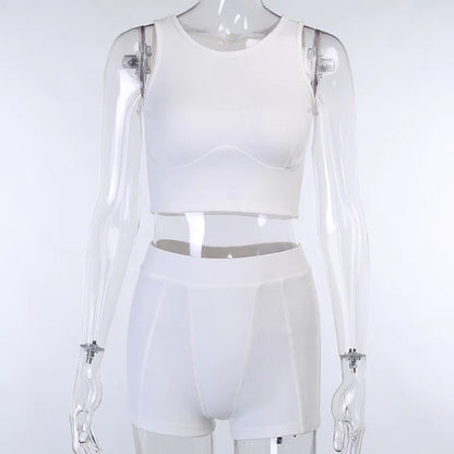 Conjunto Deportivo de Top y Shorts