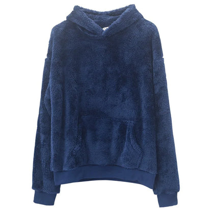 Sudadera con Capucha de Terciopelo