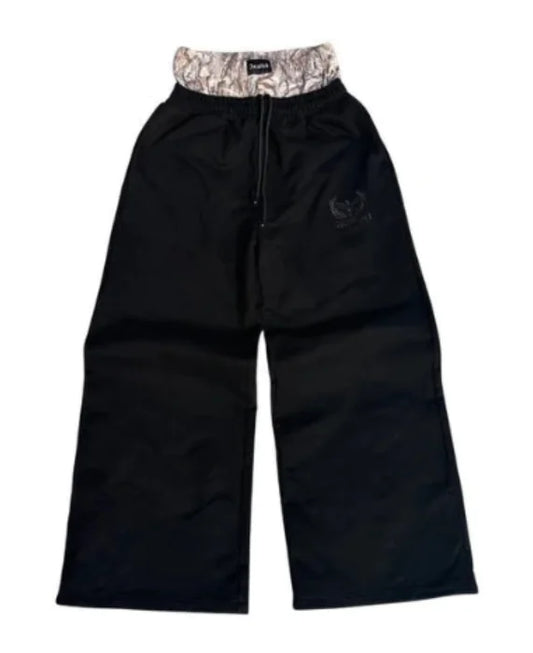 Hip Hop Camo Double Waist Pants