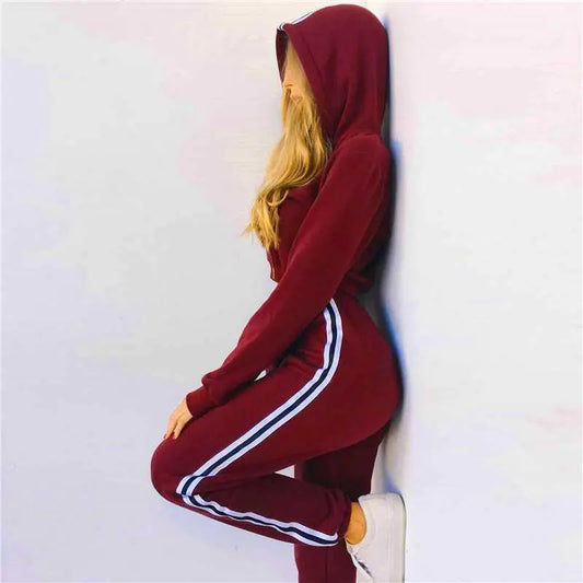 Conjunto Deportivo de Sudadera con Capucha