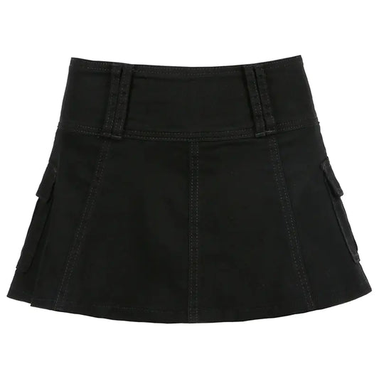 Falda Plisada de Mezclilla para un Look Elegante