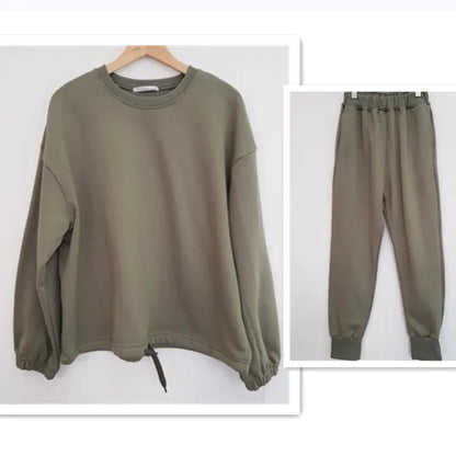 Conjunto de Sudadera Casual y Pantalones Jogger